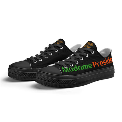 Madam President Womens Classic Low Top Canvas Shoes