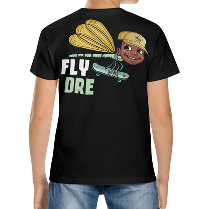 Fly Dre Kids All Over Print Short Sleeve T-Shirt