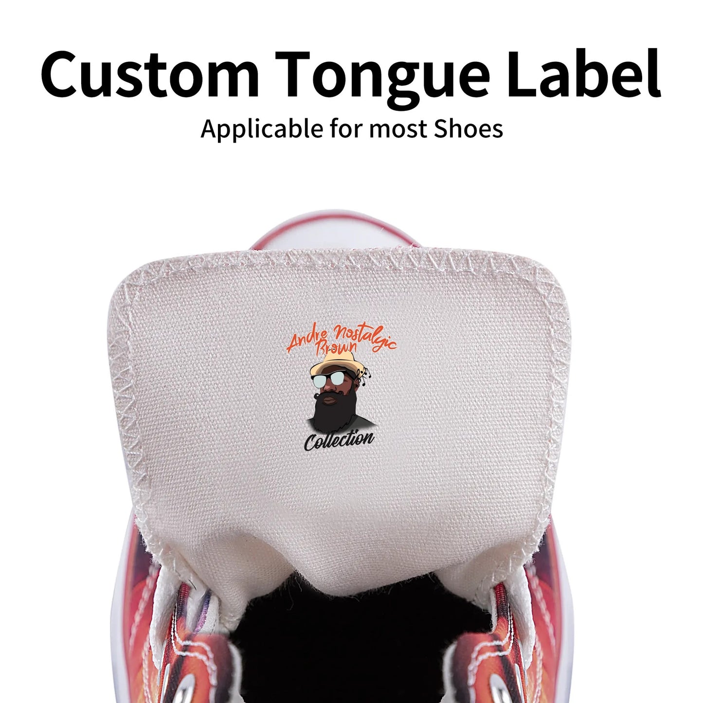 Dnt Juge My Different Mens Low Top Canvas Shoes - Customized Tongue