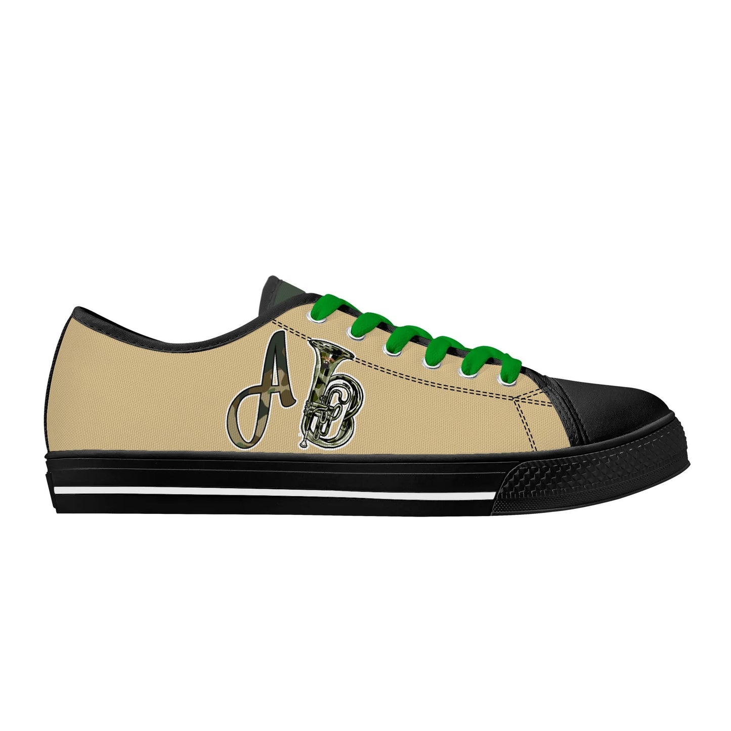 iGot Band Practice Mens Low Top Canvas Shoes - Customized Tongue