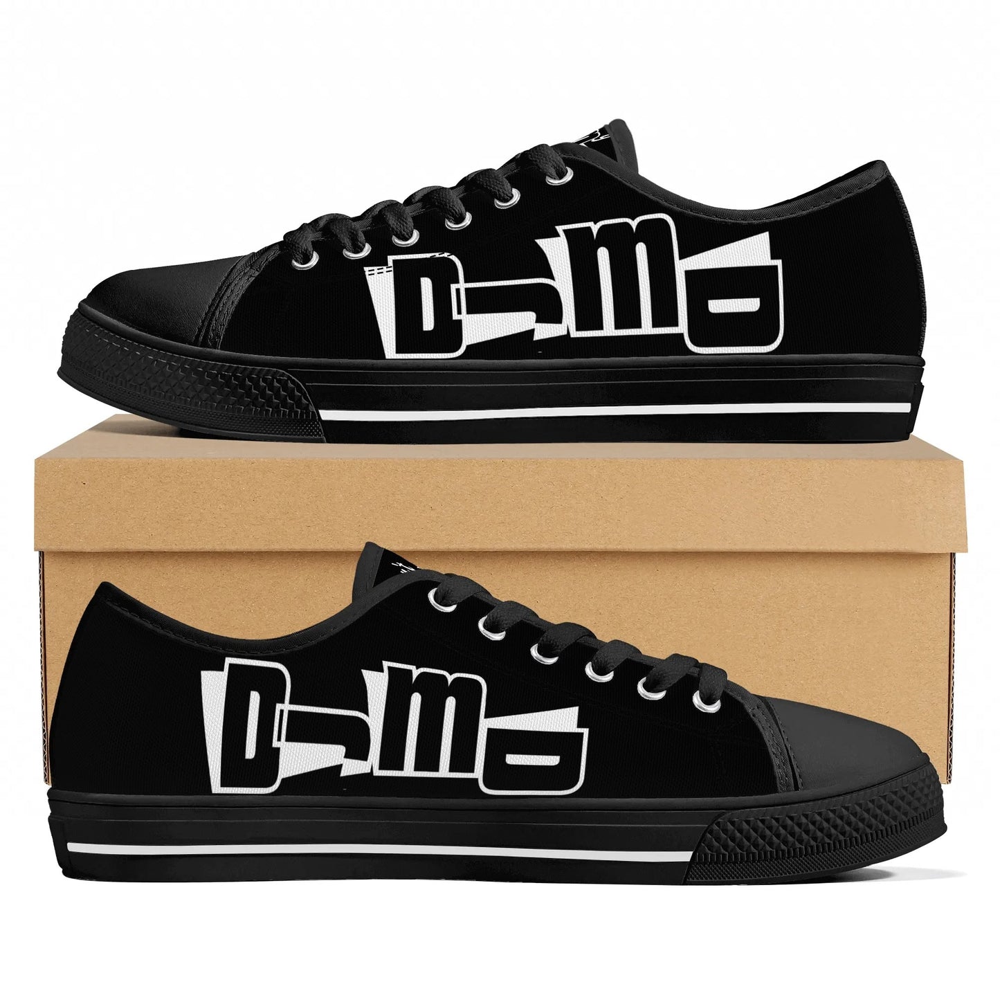 Dnt Juge My Different Mens Low Top Canvas Shoes - Customized Tongue