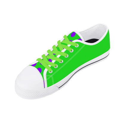 Blk Insct Famili Womens Low Top Canvas Shoes - Customized Tongue