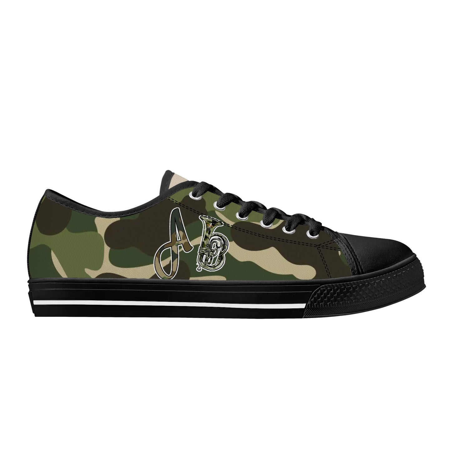 ANB Womens Low Top Canvas Shoes - Customized Tongue