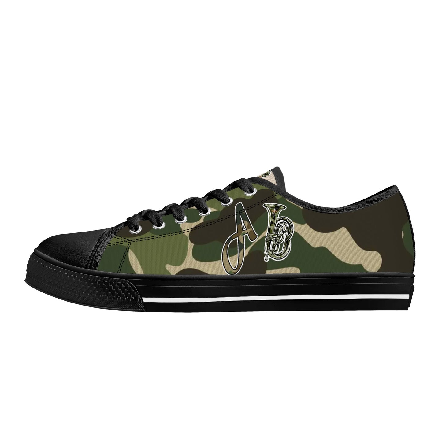 ANB Womens Low Top Canvas Shoes - Customized Tongue