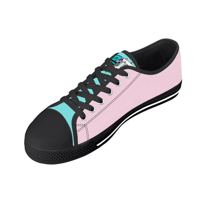 Blk Insct Famili Womens Low Top Canvas Shoes - Customized Tongue