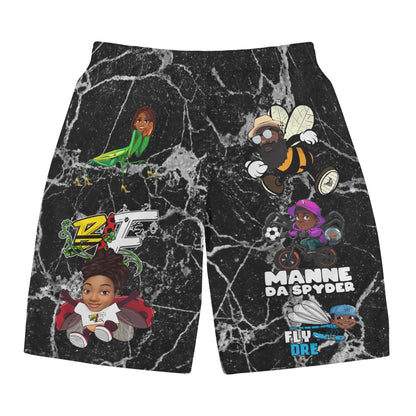 Blk Insct Famili #2 Mens All Over Print Board Shorts