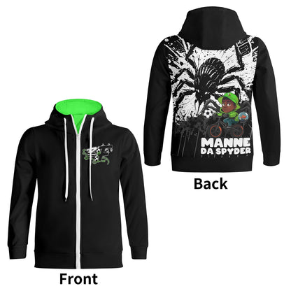 Manne Da Spyder Adult Full Zip Turtleneck Hoodie Streetwear