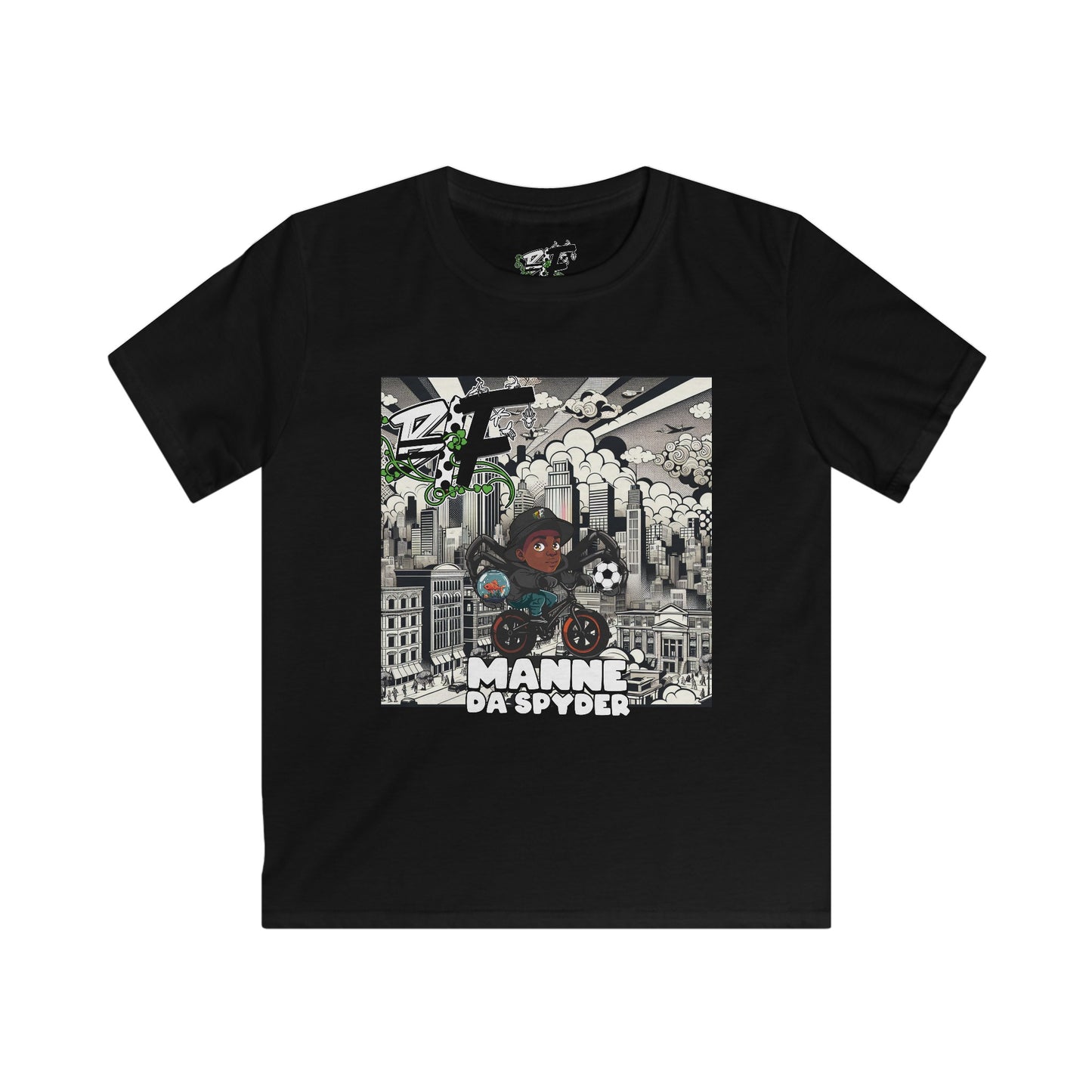 Blk Insct Famili Kids Softstyle Tee