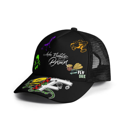 BIF Kids Front Printing Mesh Baseball Caps