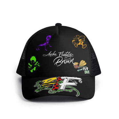 BIF Kids Front Printing Mesh Baseball Caps