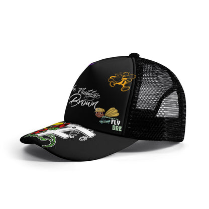 BIF Kids Front Printing Mesh Baseball Caps