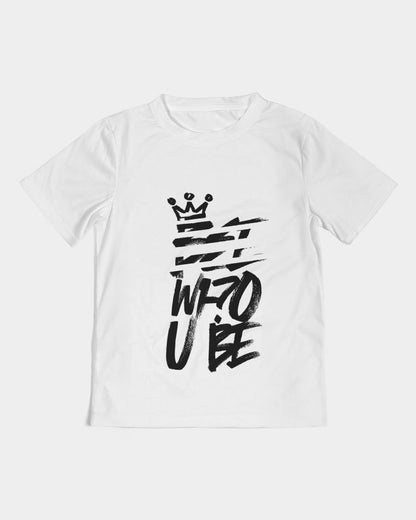 Bee Who U Be White/Black  Kids Tee